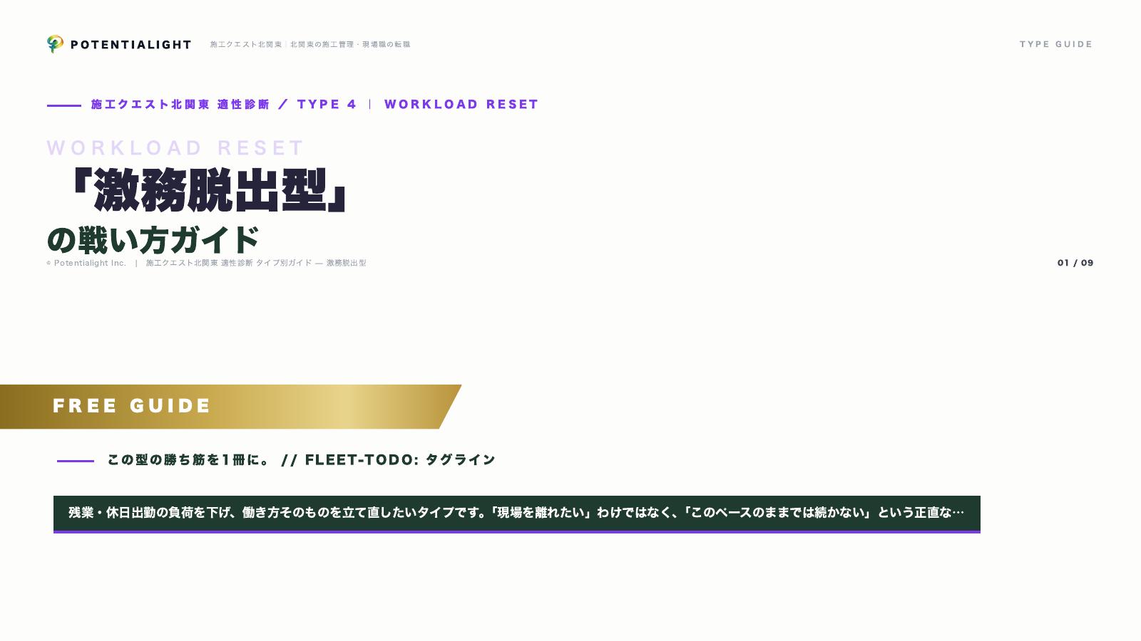 激務脱出型の戦い方ガイド 表紙